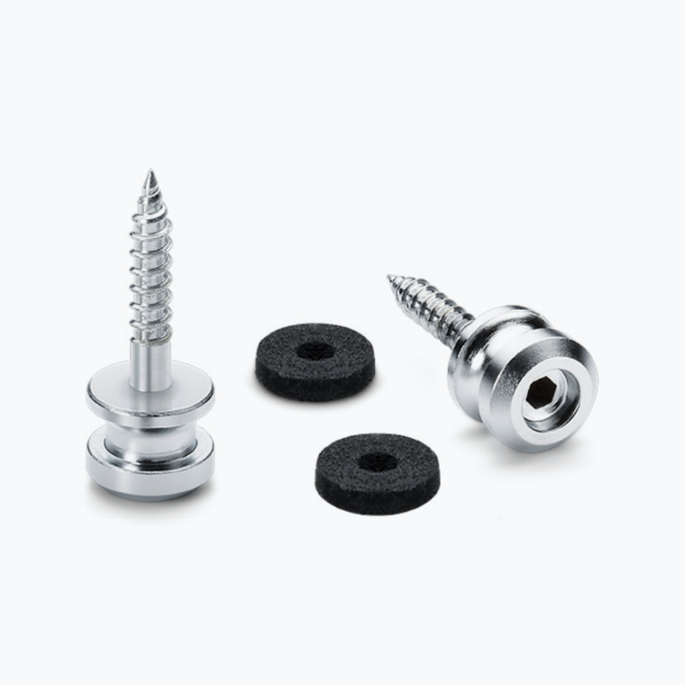 Am. Series Strap Buttons, Set of 2, With Screws - NEW Schaller Am. Series Strap Buttons, Set of 2, With Screws - NEW Schaller